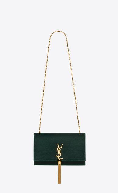 forest green ysl bag|YSL handbags with tassel.